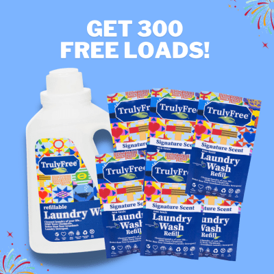 Truly Free laundry detergent