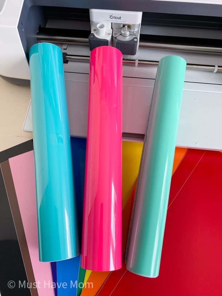 cricut neon vinyl