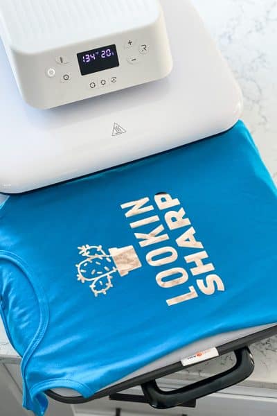 how to use an auto heat press for t-shirts