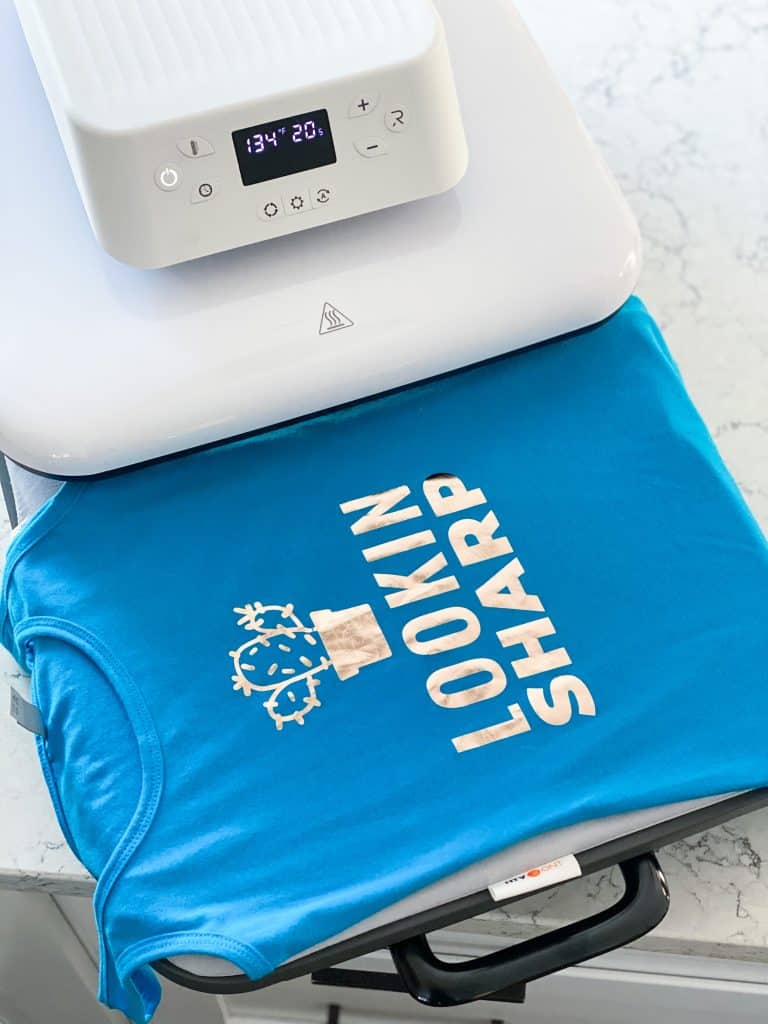how to use an auto heat press for t-shirts
