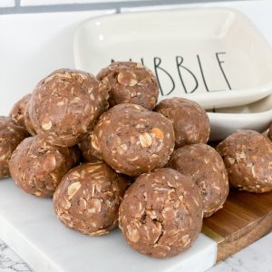 chocolate peanut butter energy balls